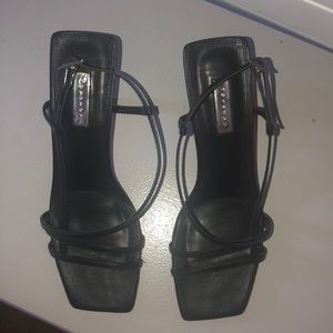 TOPSHOP BLACK SANDALS SZ 39
